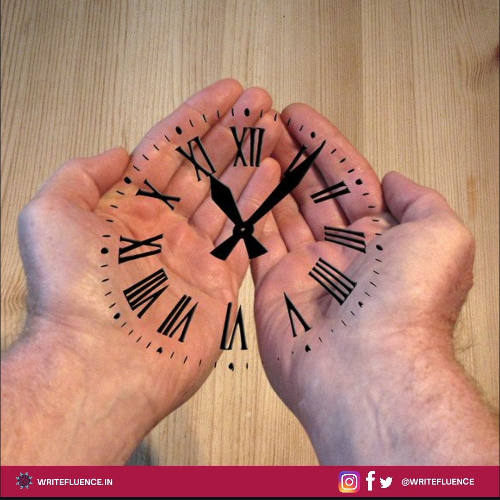 Time in hand / In the hands of time?
